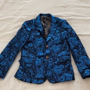 Blue Paisley Blazer